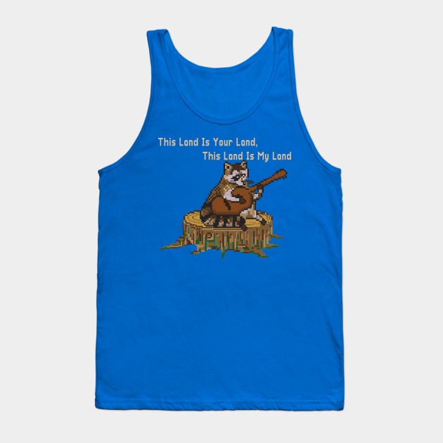 THIS LAND IS YOUR LAND (ACAB RACOON) Tank Top by remerasnerds